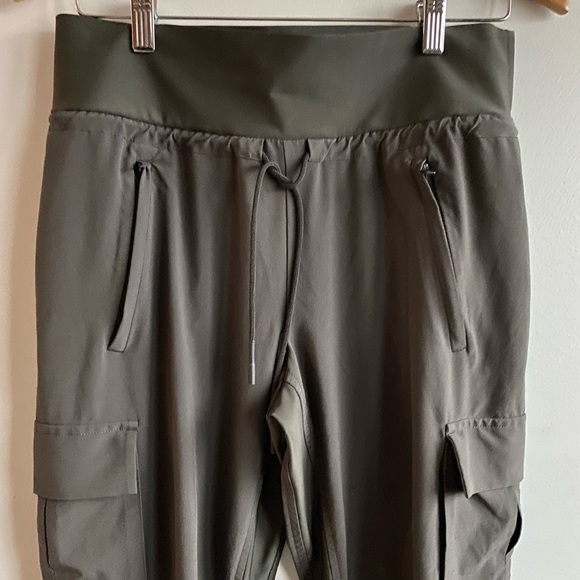 Athleta Army Green Cargo Jogger - Picture 3 of 6